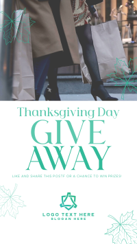 Massive Giveaway this Thanksgiving YouTube short Image Preview
