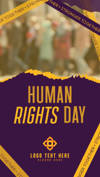 Advocates for Human Rights Day Instagram Story Design