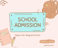 Kiddie School Admission Facebook Post Design