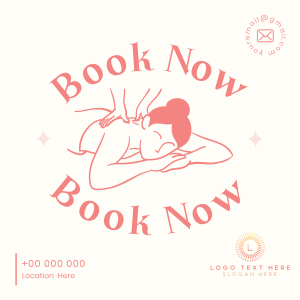 Massage Booking Instagram post Image Preview