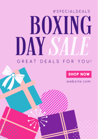 Boxing Day Special Deals Flyer Design