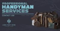 Modern Handyman Service Facebook Ad Design