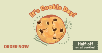 Cookie Day Illustration Facebook Ad Design