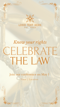 Legal Celebration Instagram Story Design