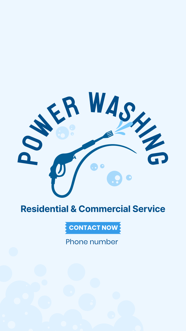 Pressure Washer Services Instagram Story Design