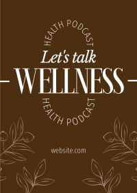 Wellness Podcast Poster Image Preview