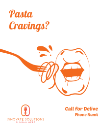 Pasta Cravings  Flyer Design