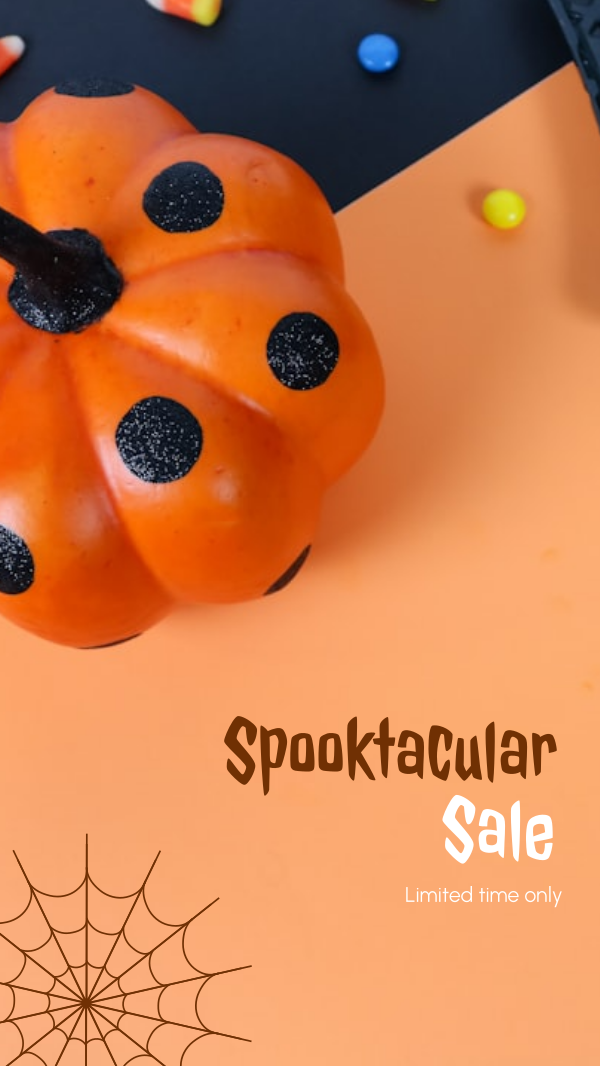 Spooktacular Sale Instagram Story Design Image Preview