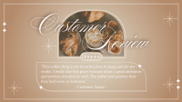 Testimonials Coffee Review Facebook Event Cover Design