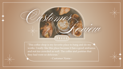 Testimonials Coffee Review Facebook event cover Image Preview