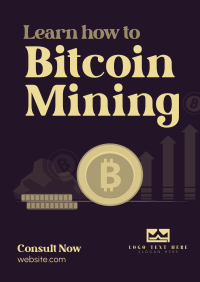 Bitcoin Rate Poster Design