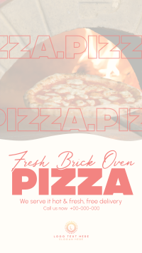 Hot and Fresh Pizza Instagram story Image Preview