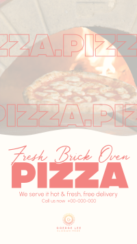 Hot and Fresh Pizza Instagram Story Design