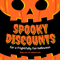 Halloween Pumpkin Discount Instagram post Image Preview