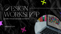 Modern Design Workshop Facebook Event Cover Design