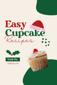 Christmas Cupcake Recipes Pinterest Pin Image Preview