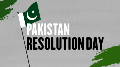 Pakistan Resolution Facebook event cover Image Preview