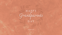 Elegant Classic Grandparent's Day Facebook event cover Image Preview