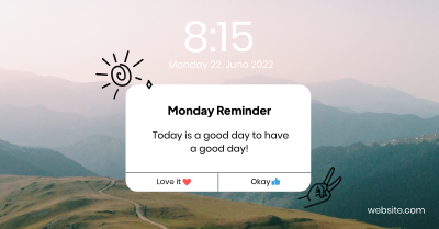 Pop-Up Reminder Facebook ad Image Preview
