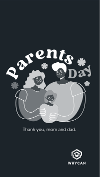 Happy Mommy & Daddy Day Instagram Reel Design