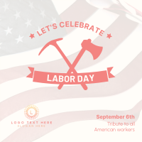 Labor Day Badge Instagram post Image Preview