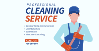 Janitorial Cleaning Facebook Ad Design