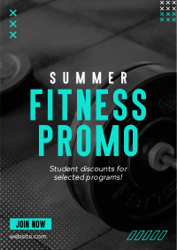 Summer Fitness Deals Poster Design