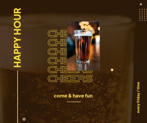 Happy Hour Facebook post Image Preview