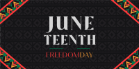 Juneteenth Freedom Revolution Twitter post Image Preview
