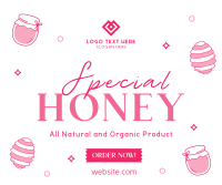 Honey Bee Delight Facebook Post Design