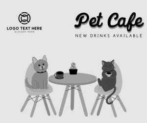 Pet Cafe Free Drink Facebook post Image Preview