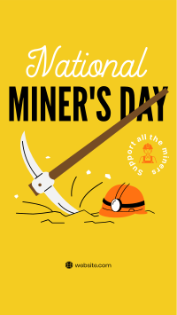 Miner's Day Facebook story Image Preview