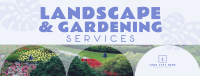 Landscape & Gardening Facebook cover Image Preview