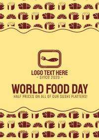 World Food Day for Seafood Restaurant Poster Image Preview