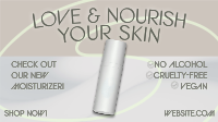 Skincare Product Beauty Facebook Event Cover Design