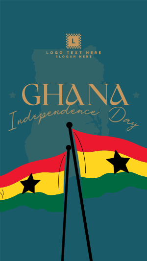Ghana Freedom Day Facebook story Image Preview