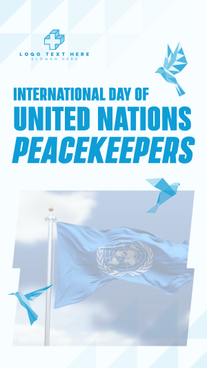International Day of United Nations Peacekeepers Facebook story Image Preview