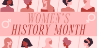 Women In History Twitter Post Design