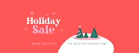 Holiday Countdown Sale Facebook cover Image Preview