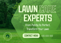 Lawn Care Experts Postcard Image Preview