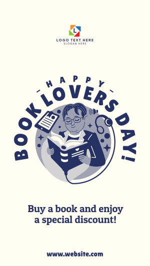 Book Lovers Day Sale Facebook story Image Preview
