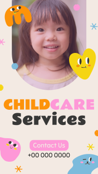 Quirky Faces Childcare Service Instagram reel Image Preview