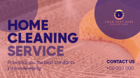 Bubble Cleaning Service Facebook Event Cover Design