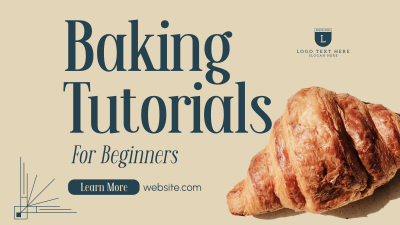 Learn Baking Now Facebook event cover Image Preview