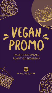 Plant-Based Food Vegan YouTube Short Design