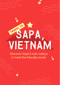 Travel to Vietnam Flyer Design