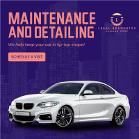 Maintenance & Detailing Instagram Post Image Preview