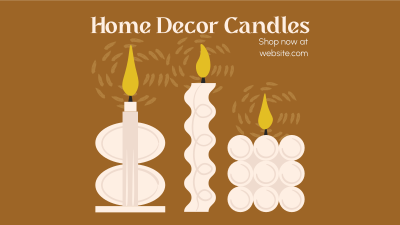 Home Decor Candles Facebook event cover Image Preview