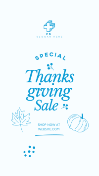 Thanksgiving Sale Instagram Story Design