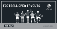 Try Outs are Open Facebook Ad Image Preview